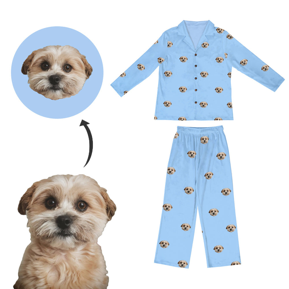 SkyBluePajamaSet(Shirt&amp;Pants)