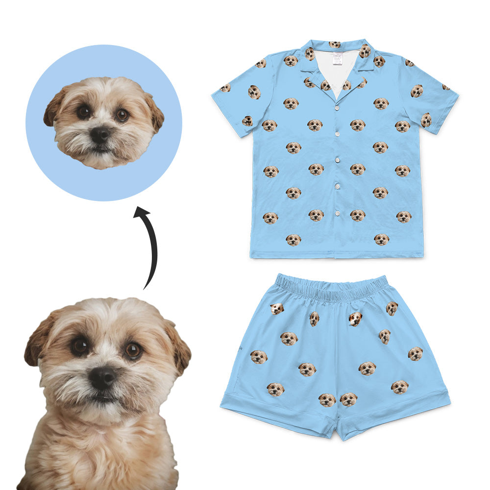 SkyBluePajamaSet(Shirt&amp;Shorts)