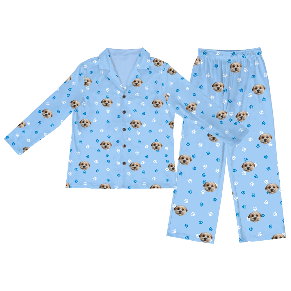 LightBluePawsPajamaSet(Shirt&amp;Pants)