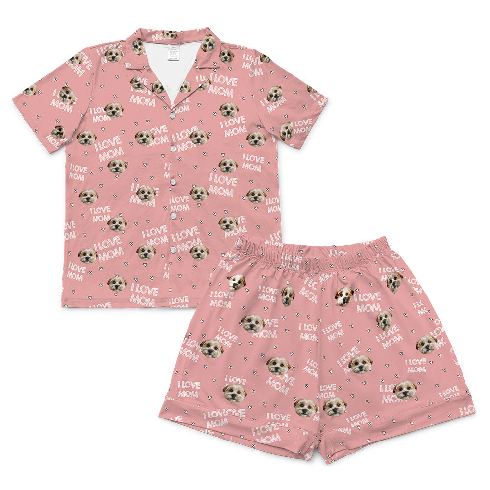 ILoveMomPajamaSet(Shirt&amp;Shorts)