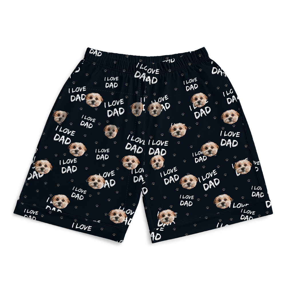 ILoveDadPajamaShorts7-InchInseamShorts